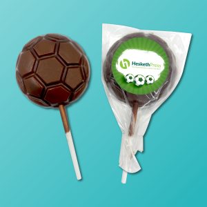 Milk Chocolate Football Lolly